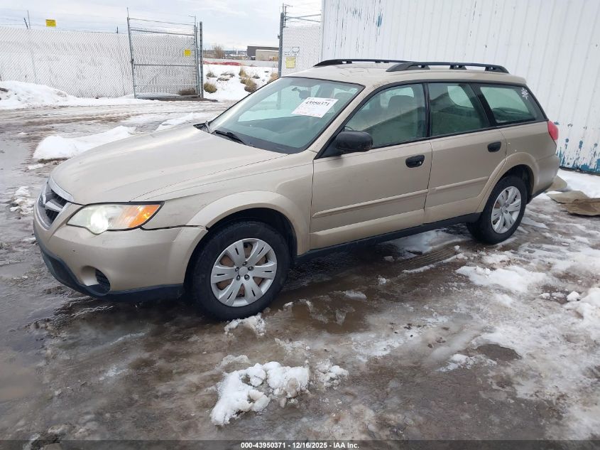 2008 Subaru Outback VIN: 4S4BP60C787303440 Lot: 43950371