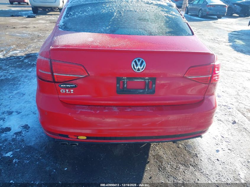 2016 Volkswagen Jetta 2.0T Gli Sel VIN: 3VW5T7AJ4GM255946 Lot: 43950413