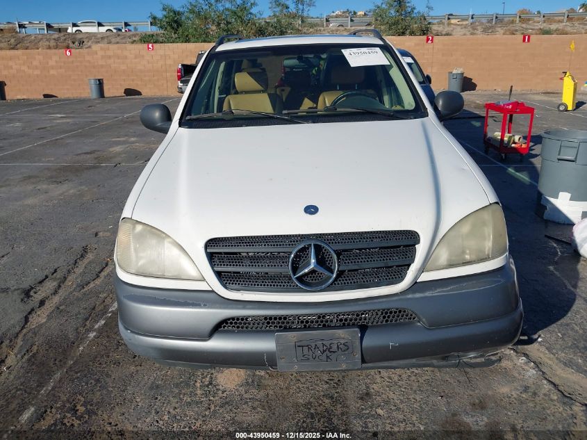 1999 Mercedes-Benz Ml 320 VIN: 4JGAB54E1XA123226 Lot: 43950459