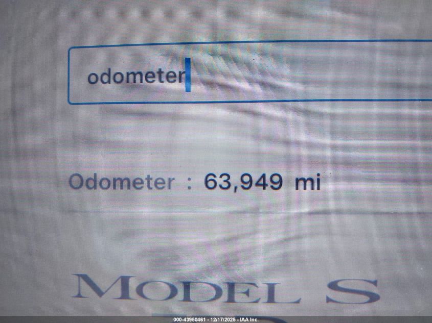 2017 Tesla Model S 100D/60D/75D/90D/P100D VIN: 5YJSA1E2XHF190411 Lot: 43950461