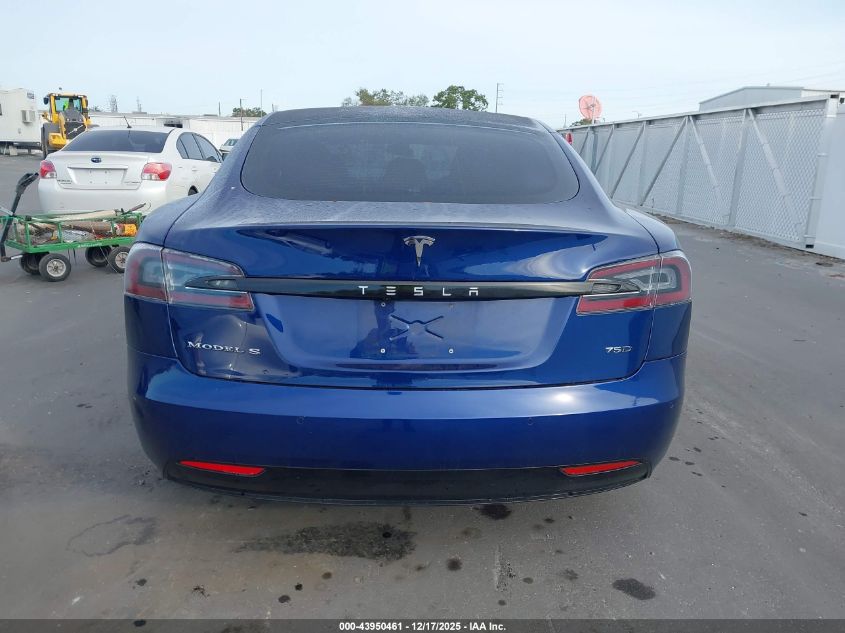 2017 Tesla Model S 100D/60D/75D/90D/P100D VIN: 5YJSA1E2XHF190411 Lot: 43950461