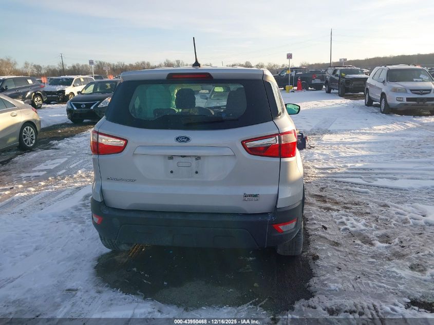 2022 Ford Ecosport S VIN: MAJ6S3FL6NC457253 Lot: 43950468