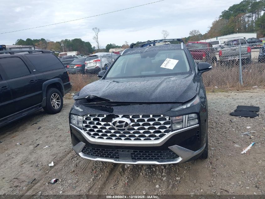 2022 Hyundai Santa Fe Sel VIN: 5NMS6DAJ1NH380589 Lot: 43950474