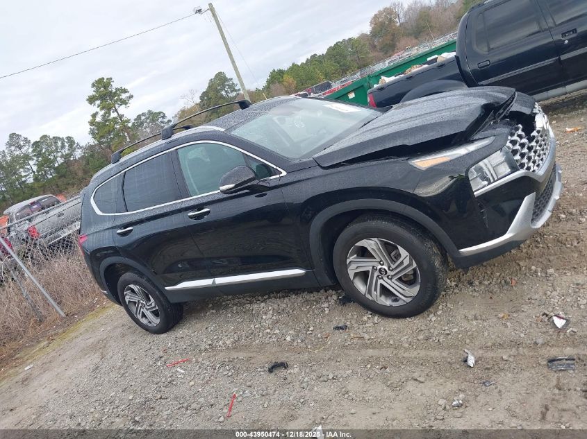 2022 Hyundai Santa Fe Sel VIN: 5NMS6DAJ1NH380589 Lot: 43950474