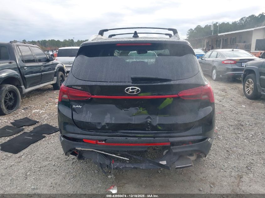 2022 Hyundai Santa Fe Sel VIN: 5NMS6DAJ1NH380589 Lot: 43950474
