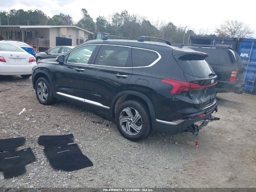 2022 Hyundai Santa Fe Sel VIN: 5NMS6DAJ1NH380589 Lot: 43950474