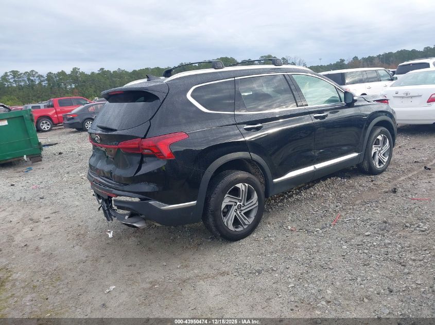 2022 Hyundai Santa Fe Sel VIN: 5NMS6DAJ1NH380589 Lot: 43950474