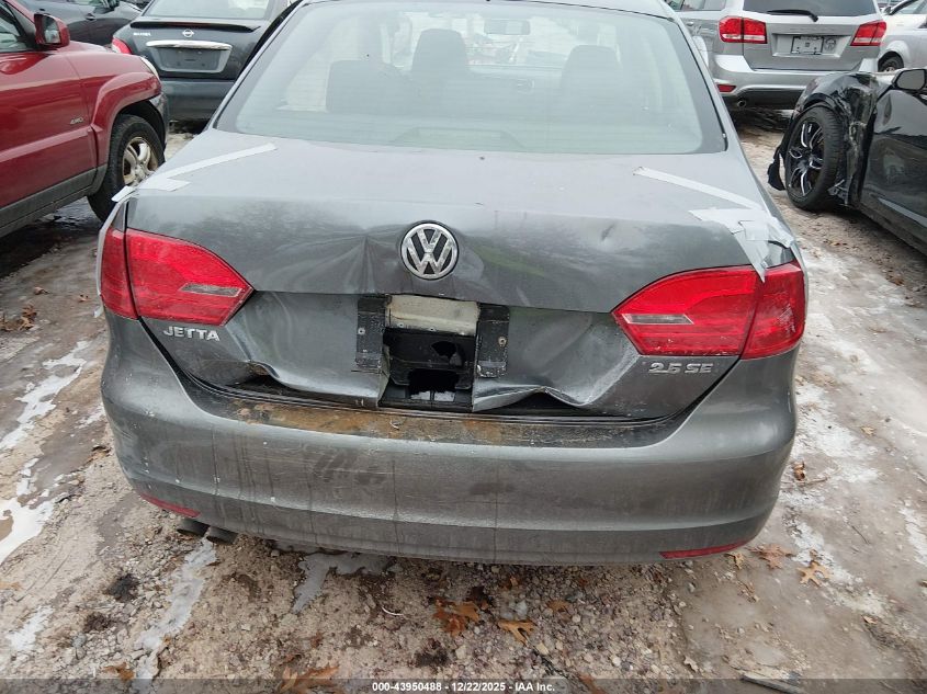 2012 Volkswagen Jetta 2.5L Se VIN: 3VWDX7AJ3CM379863 Lot: 43950488