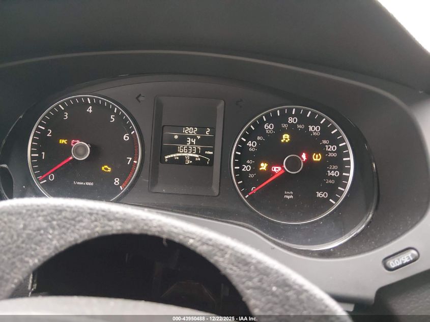 2012 Volkswagen Jetta 2.5L Se VIN: 3VWDX7AJ3CM379863 Lot: 43950488