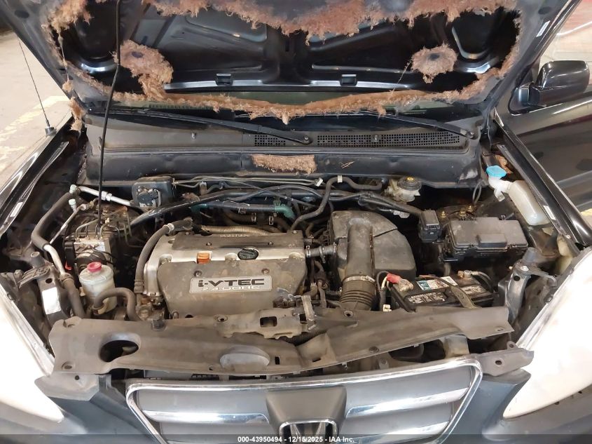 2005 Honda Cr-V Ex VIN: JHLRD78835C010495 Lot: 43950494