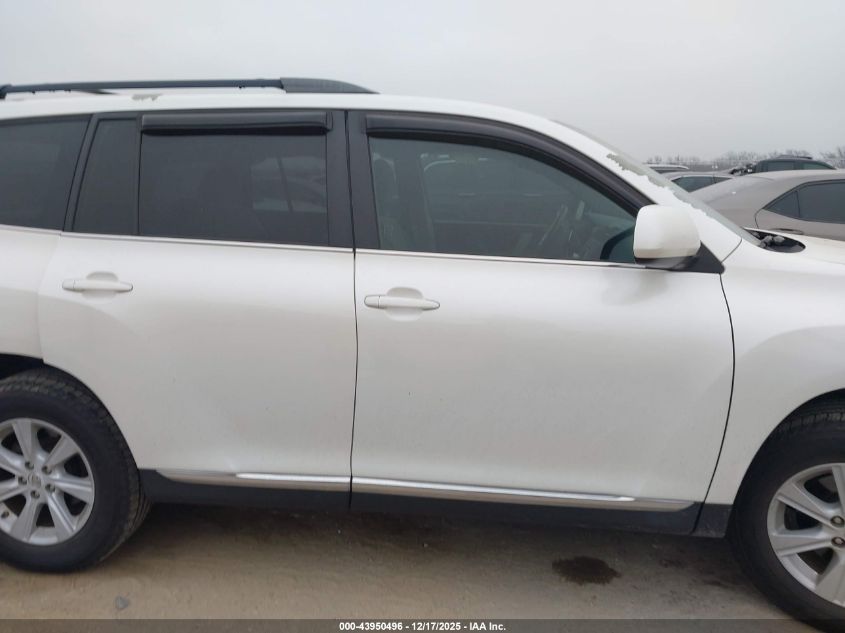 2012 Toyota Highlander Base V6 VIN: 5TDZK3EH4CS085721 Lot: 43950496