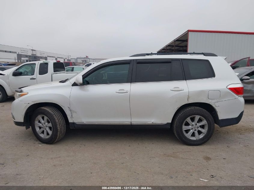 2012 Toyota Highlander Base V6 VIN: 5TDZK3EH4CS085721 Lot: 43950496