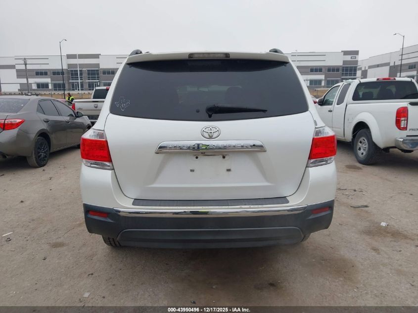 2012 Toyota Highlander Base V6 VIN: 5TDZK3EH4CS085721 Lot: 43950496