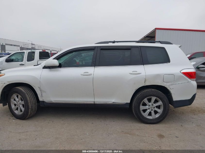 2012 Toyota Highlander Base V6 VIN: 5TDZK3EH4CS085721 Lot: 43950496