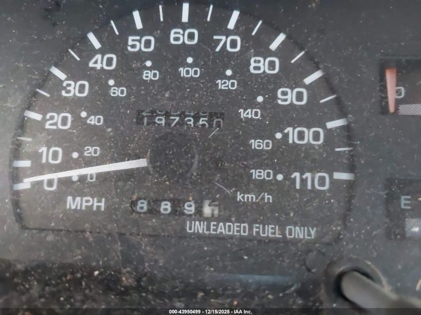 1996 Toyota T100 Xtracab VIN: JT4TN12D0T0020760 Lot: 43950499