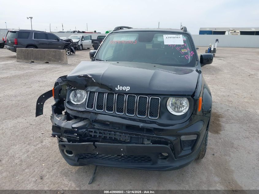 2019 Jeep Renegade Latitude Fwd VIN: ZACNJABBXKPJ99883 Lot: 43950503