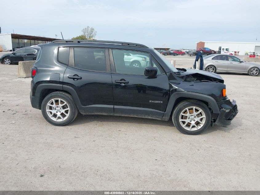 2019 Jeep Renegade Latitude Fwd VIN: ZACNJABBXKPJ99883 Lot: 43950503