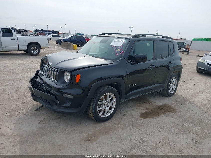 2019 Jeep Renegade Latitude Fwd VIN: ZACNJABBXKPJ99883 Lot: 43950503