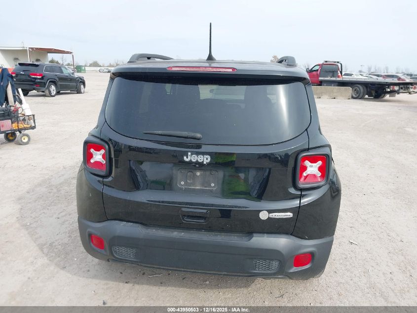 2019 Jeep Renegade Latitude Fwd VIN: ZACNJABBXKPJ99883 Lot: 43950503