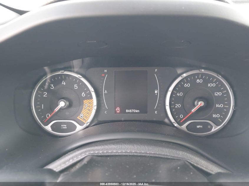 2019 Jeep Renegade Latitude Fwd VIN: ZACNJABBXKPJ99883 Lot: 43950503