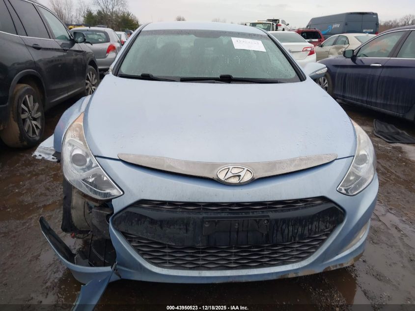 2013 Hyundai Sonata Hybrid Limited VIN: KMHEC4A48DA080505 Lot: 43950523