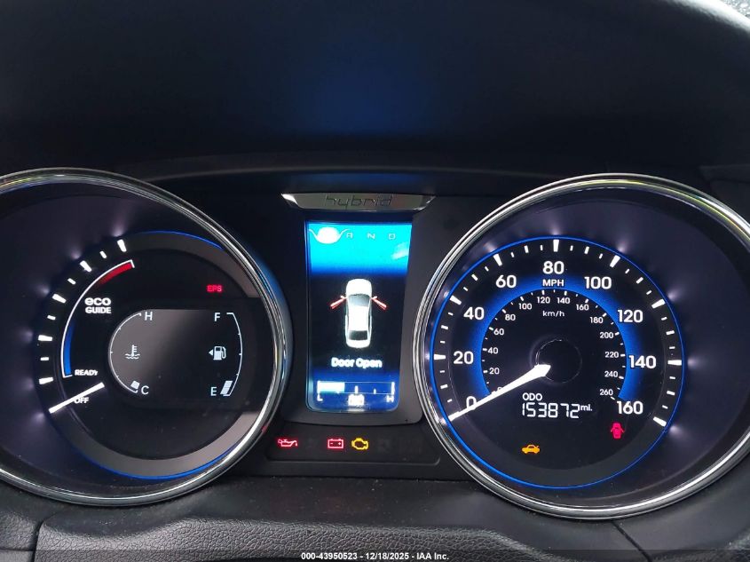 2013 Hyundai Sonata Hybrid Limited VIN: KMHEC4A48DA080505 Lot: 43950523