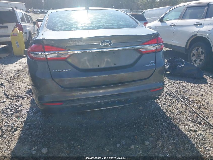2017 Ford Fusion Hybrid Se VIN: 3FA6P0LU0HR344451 Lot: 43950532