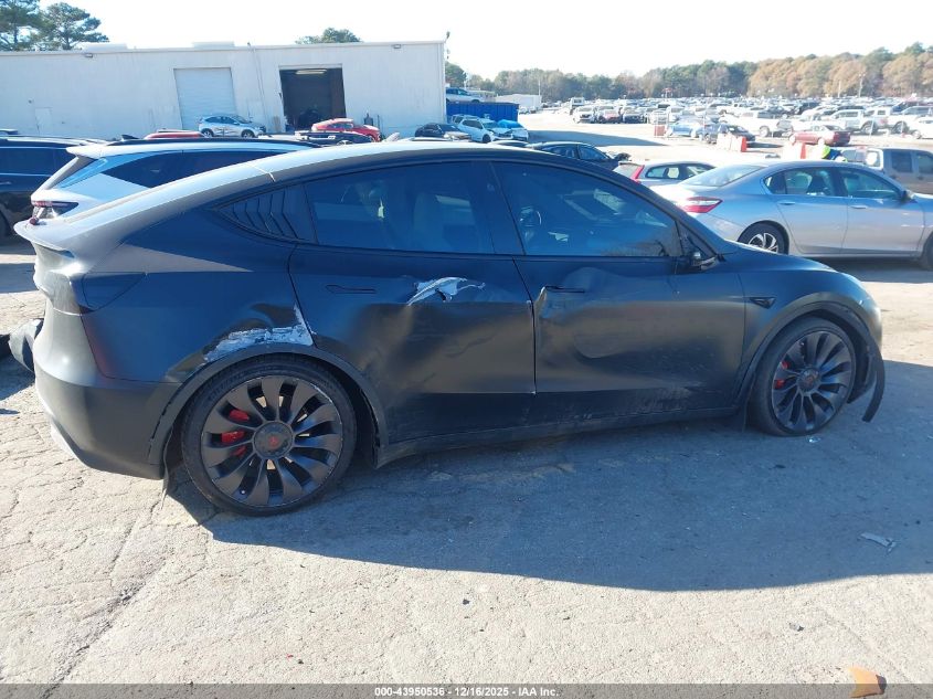2023 Tesla Model Y Performance Dual Motor All-Wheel Drive VIN: 7SAYGDEF4PF853941 Lot: 43950536