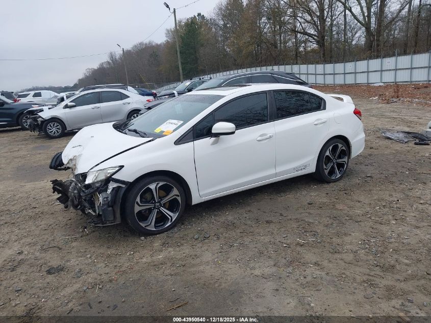 2015 Honda Civic Si VIN: 2HGFB6E5XFH702540 Lot: 43950540