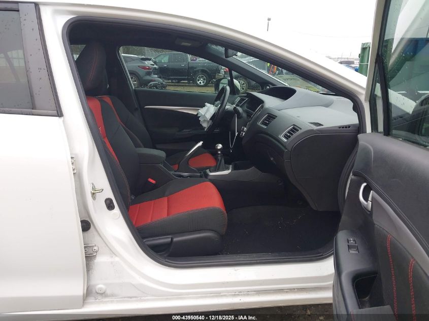 2015 Honda Civic Si VIN: 2HGFB6E5XFH702540 Lot: 43950540