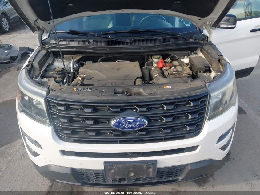 2016 Ford Explorer Sport VIN: 1FM5K8GT0GGD29650 Lot: 43950543