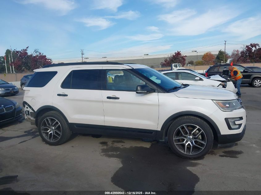 2016 Ford Explorer Sport VIN: 1FM5K8GT0GGD29650 Lot: 43950543