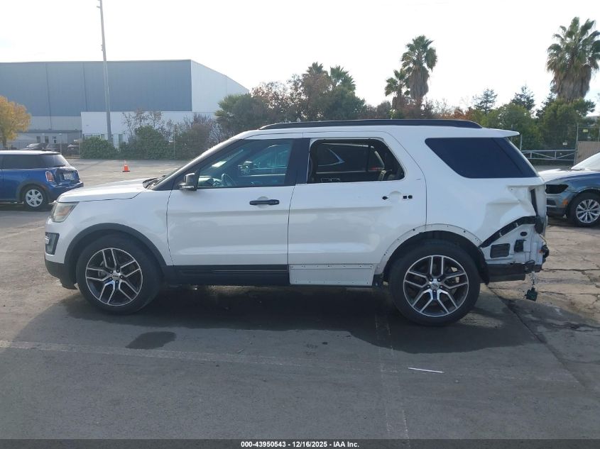 2016 Ford Explorer Sport VIN: 1FM5K8GT0GGD29650 Lot: 43950543