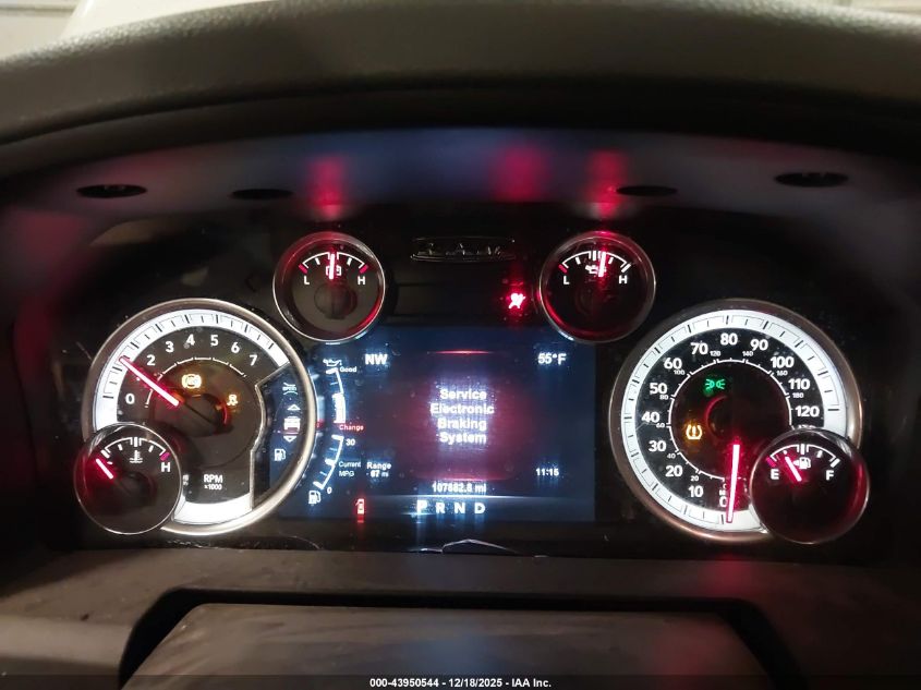 2017 Ram 1500 Big Horn 4X4 5'7 Box VIN: 1C6RR7LG3HS694558 Lot: 43950544