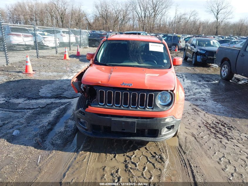 2018 Jeep Renegade Latitude 4X4 VIN: ZACCJBBBXJPG79811 Lot: 43950546