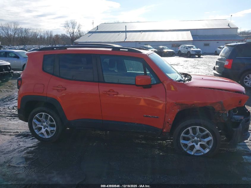 2018 Jeep Renegade Latitude 4X4 VIN: ZACCJBBBXJPG79811 Lot: 43950546