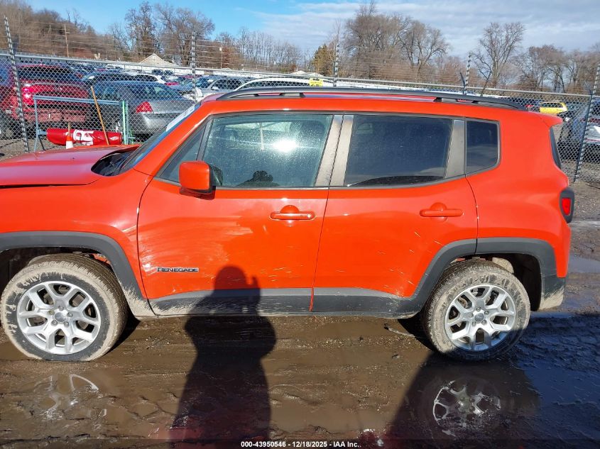 2018 Jeep Renegade Latitude 4X4 VIN: ZACCJBBBXJPG79811 Lot: 43950546