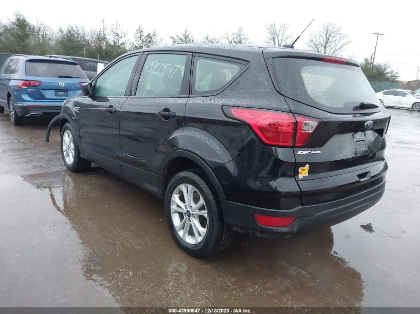 2019 Ford Escape S VIN: 1FMCU0F74KUC47647 Lot: 43950547