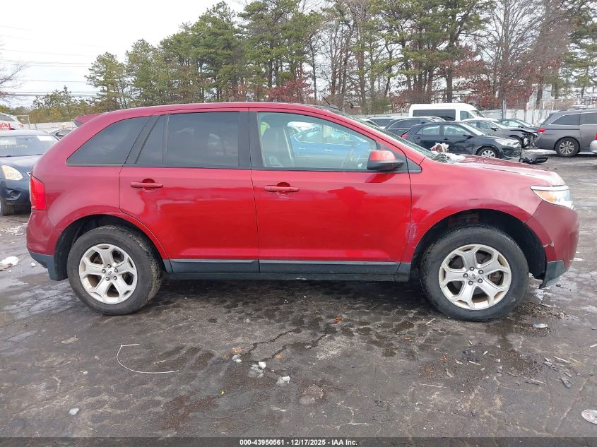 2013 Ford Edge Sel VIN: 2FMDK4JC0DBB73075 Lot: 43950561