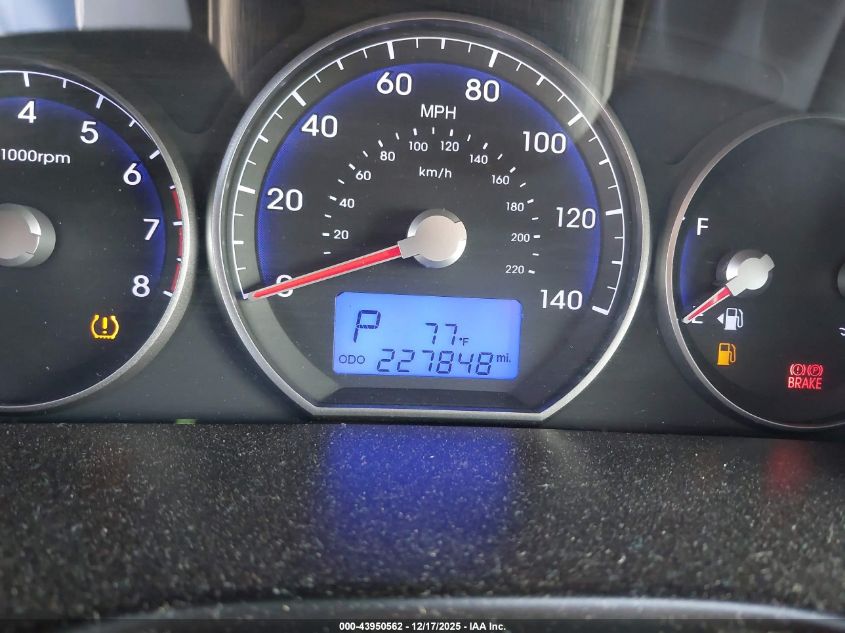 2011 Hyundai Santa Fe Gls VIN: 5XYZG3AB7BG029903 Lot: 43950562