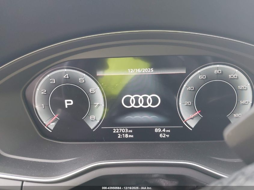 2024 Audi A5 Sportback Premium Plus 45 Tfsi Quattro S Tronic VIN: WAUFACF59RA066806 Lot: 43950564