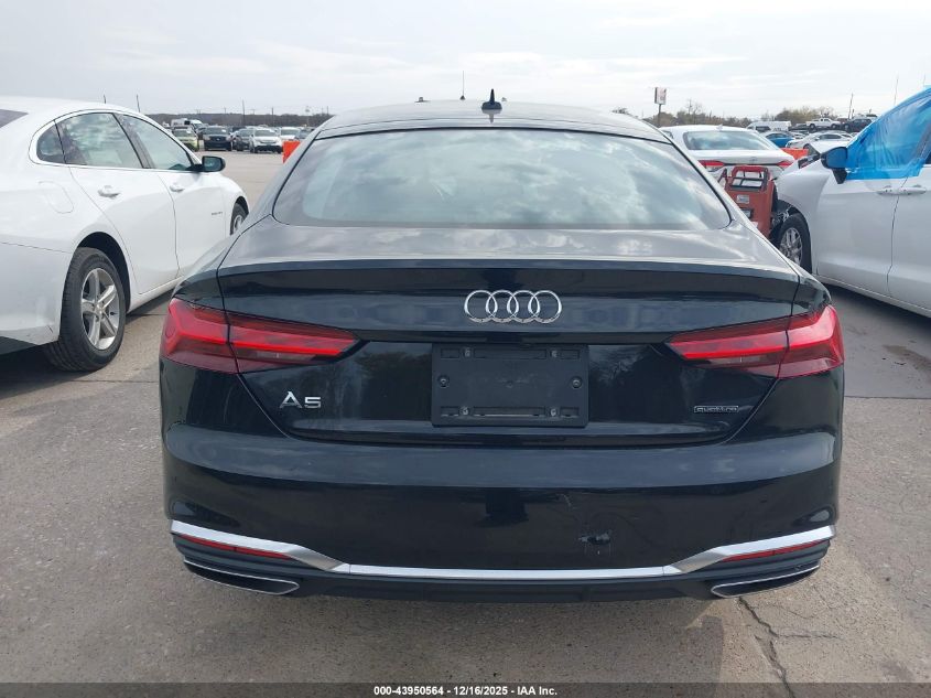 2024 Audi A5 Sportback Premium Plus 45 Tfsi Quattro S Tronic VIN: WAUFACF59RA066806 Lot: 43950564