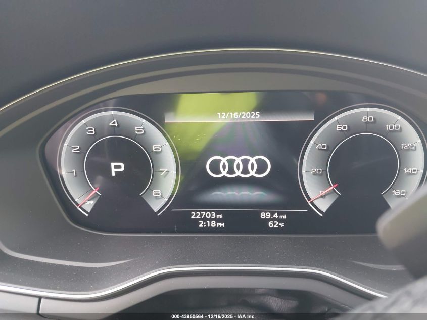 2024 Audi A5 Sportback Premium Plus 45 Tfsi Quattro S Tronic VIN: WAUFACF59RA066806 Lot: 43950564
