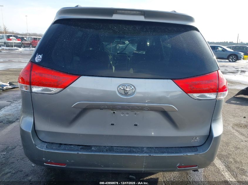 2013 Toyota Sienna Le 7 Passenger VIN: 5TDJK3DC0DS057547 Lot: 43950576