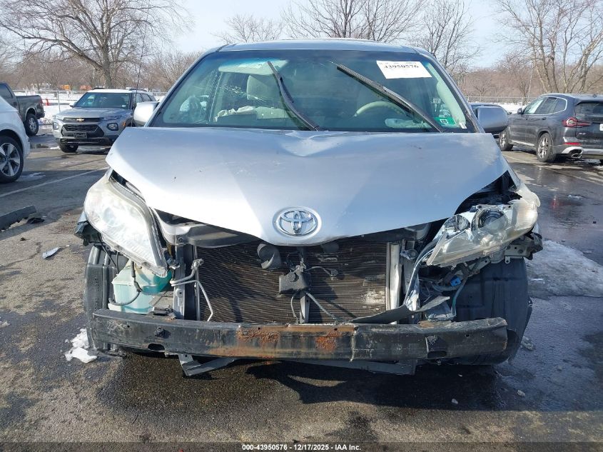 2013 Toyota Sienna Le 7 Passenger VIN: 5TDJK3DC0DS057547 Lot: 43950576