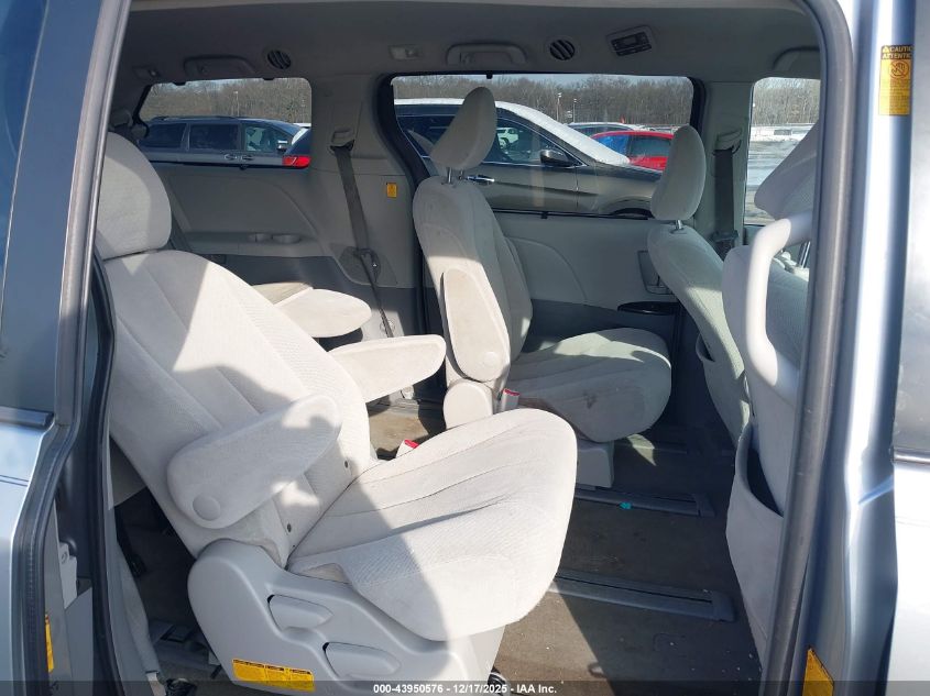 2013 Toyota Sienna Le 7 Passenger VIN: 5TDJK3DC0DS057547 Lot: 43950576