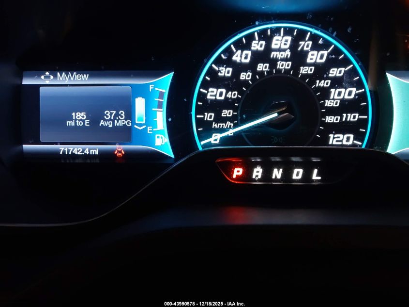 2013 Ford C-Max Hybrid Sel VIN: 1FADP5BU2DL511178 Lot: 43950578