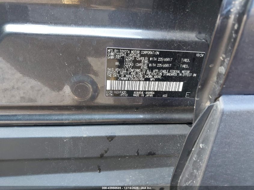 2024 Toyota Rav4 Hybrid Xle VIN: JTMRWRFV2RJ061984 Lot: 43950589