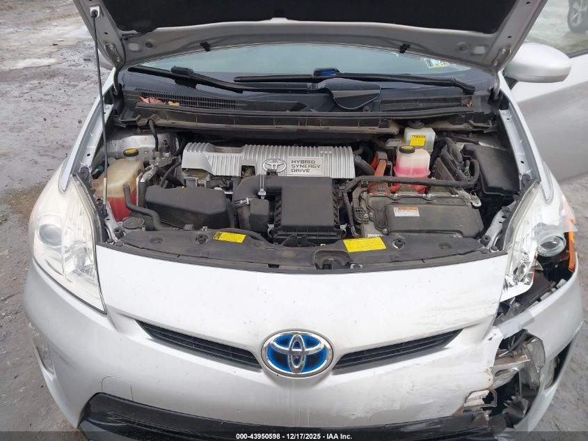 2013 Toyota Prius Three VIN: JTDKN3DU4D5655828 Lot: 43950598