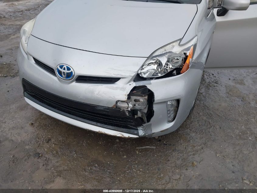 2013 Toyota Prius Three VIN: JTDKN3DU4D5655828 Lot: 43950598